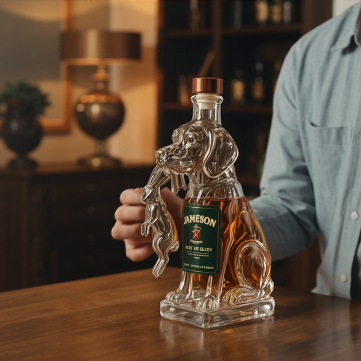 Butelka whisky - Edycja psa