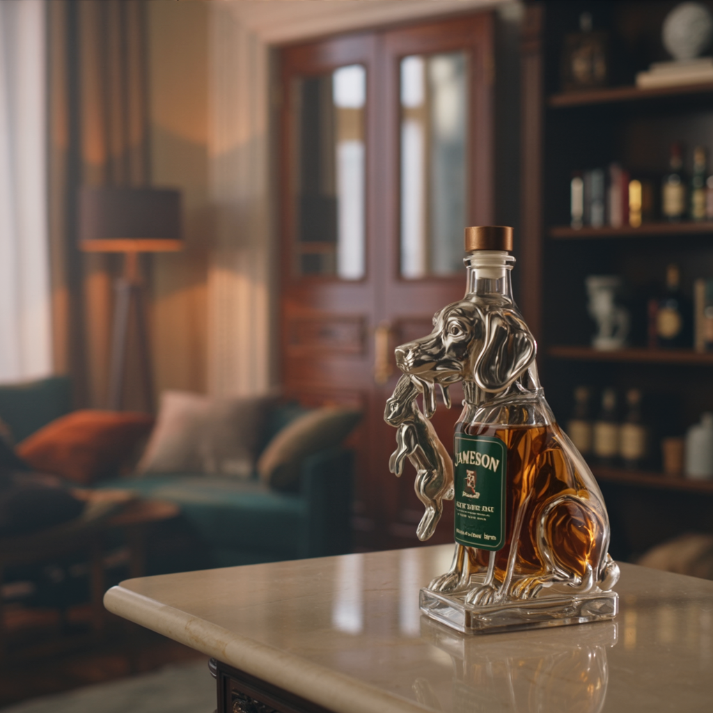 Butelka whisky - Edycja psa