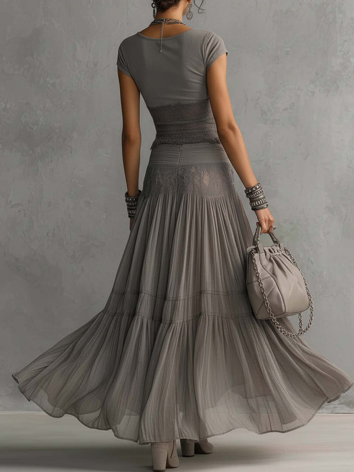 Caterina – Zestaw eteryczny w stylu boho couture