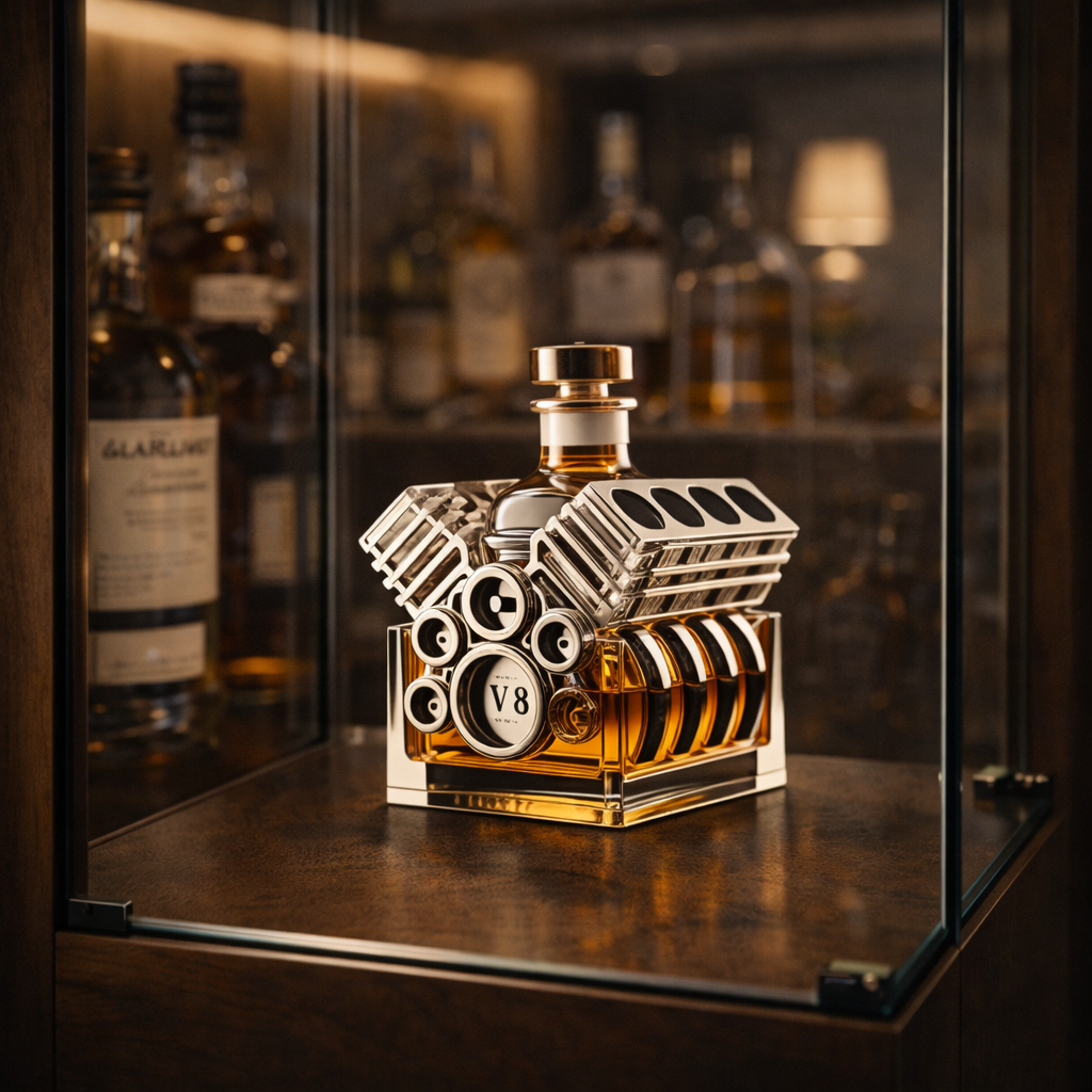 Butelka whisky – edycja silnika
