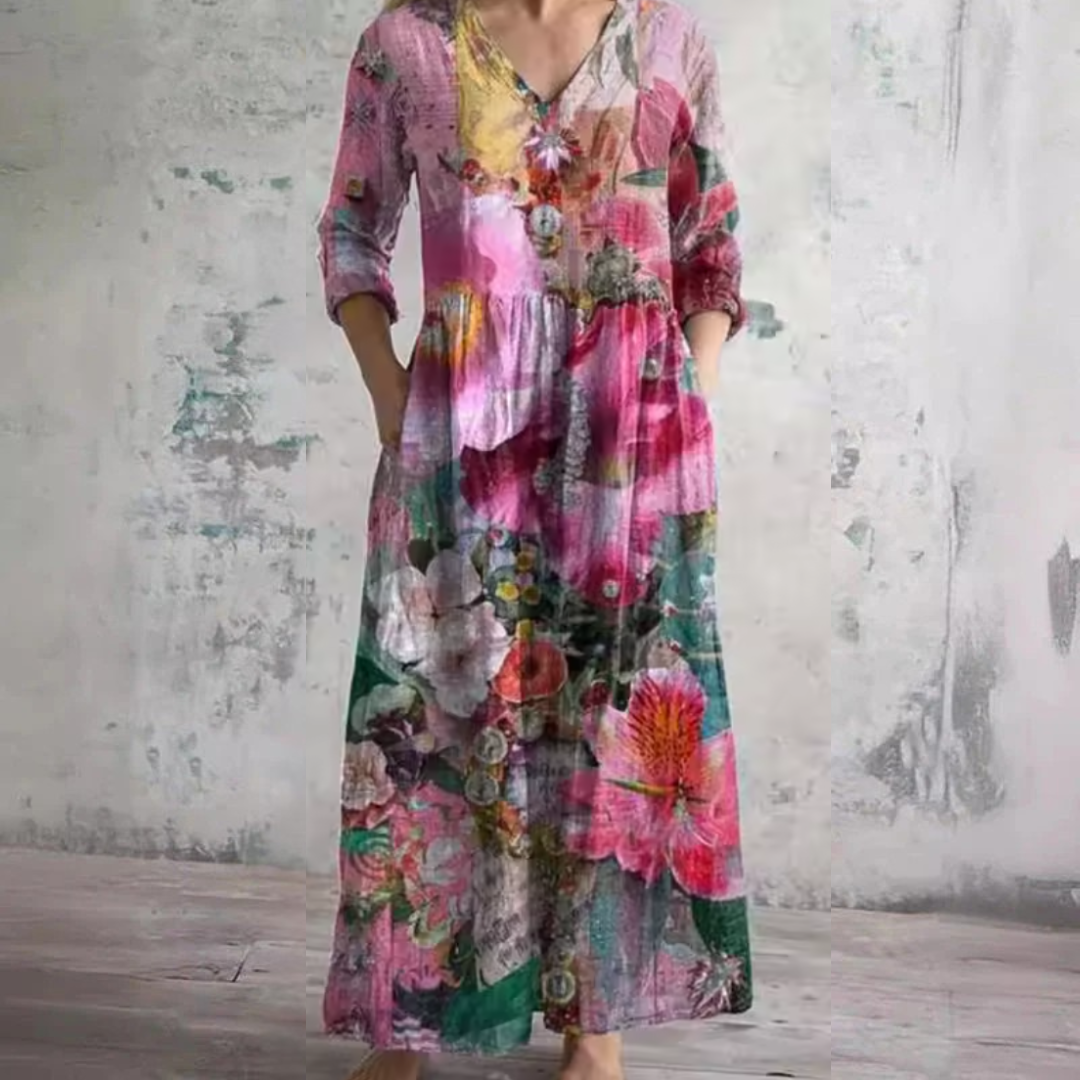 Lynn™ | Letnia sukienka w kwiaty