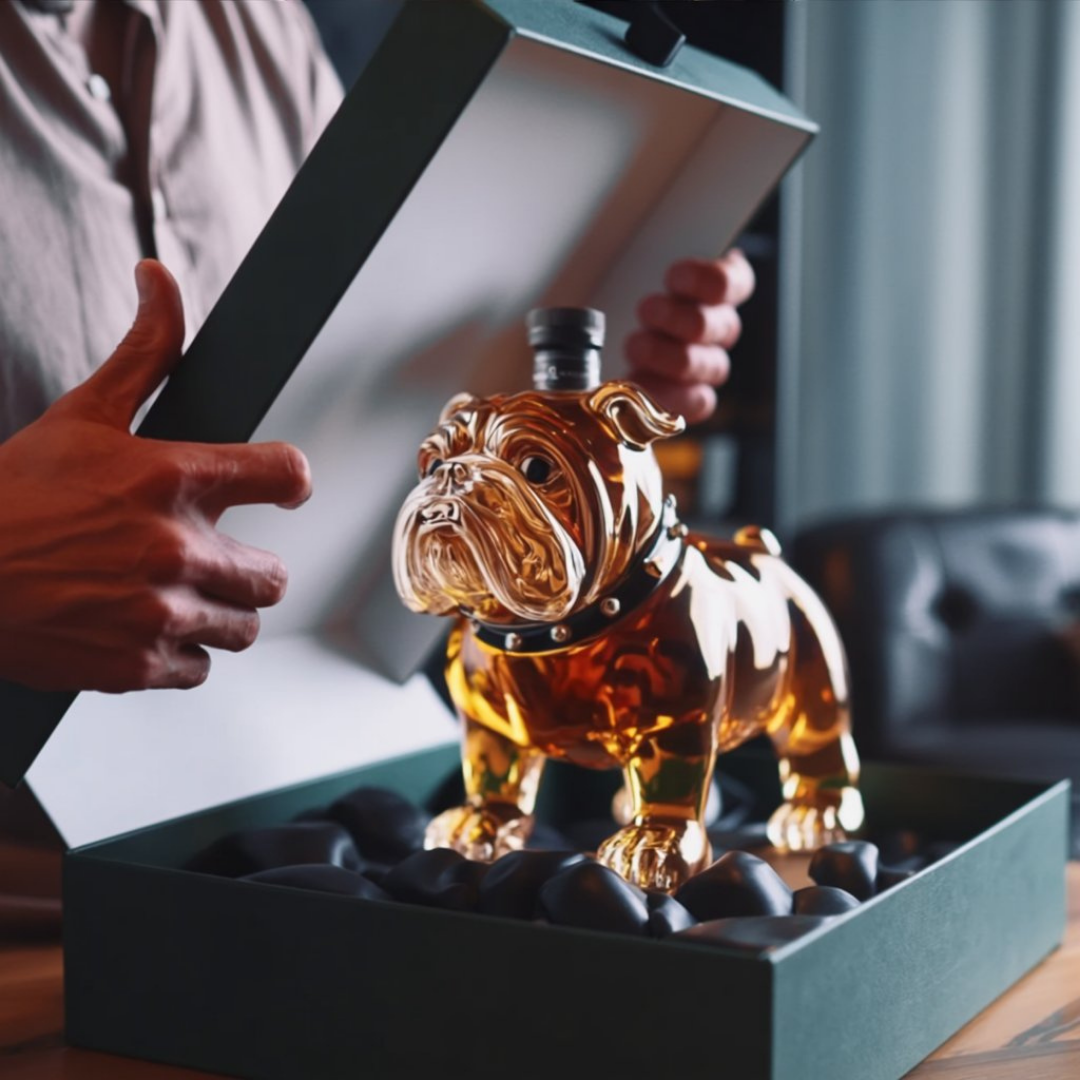 Butelka whisky - Edycja Bulldog