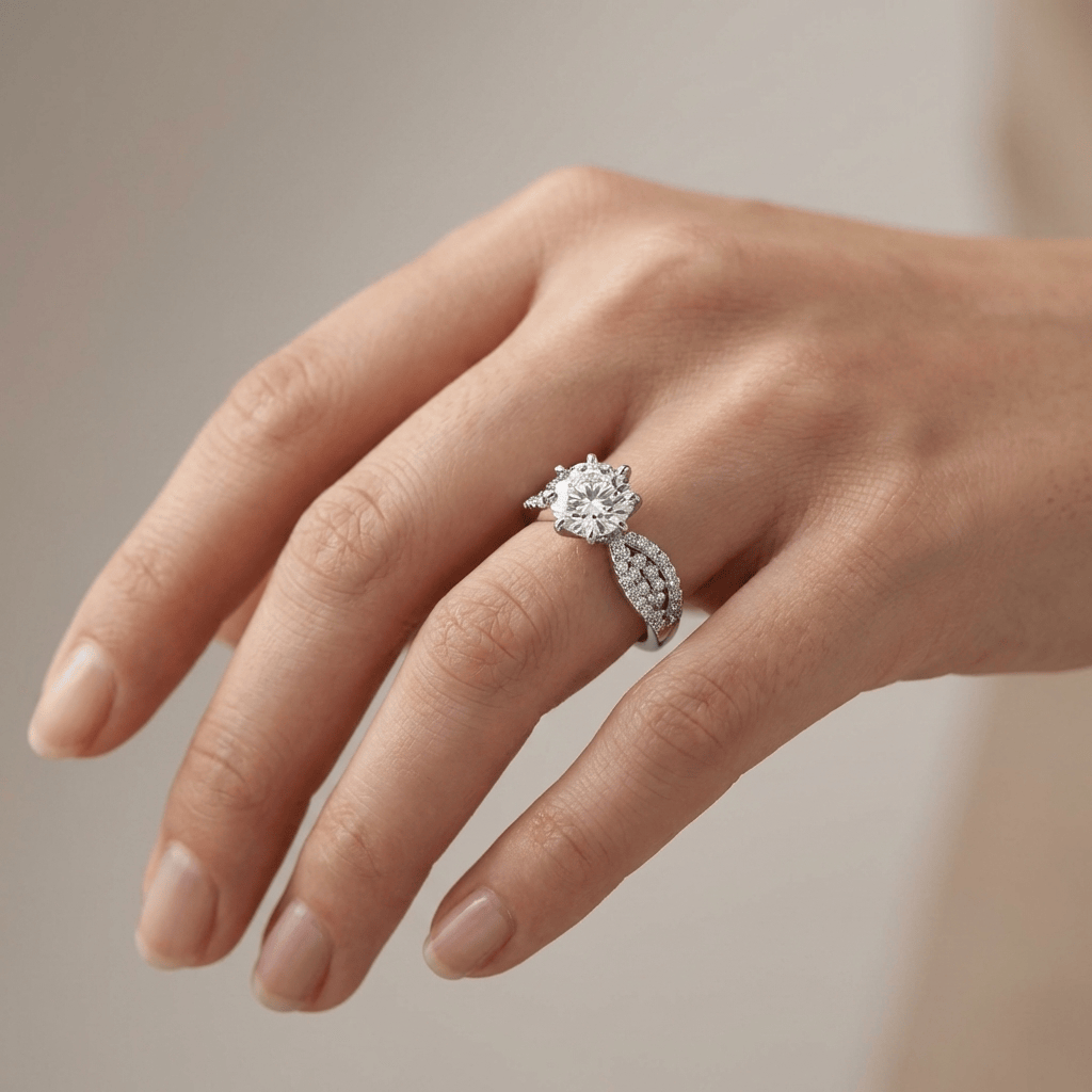 Pierścionek z różowego złota z diamentem «Legacy» — Ponadczasowa elegancja