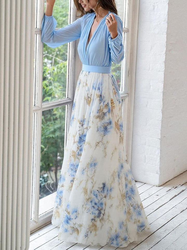 Penelope™ | Sukienka maxi w kwiaty