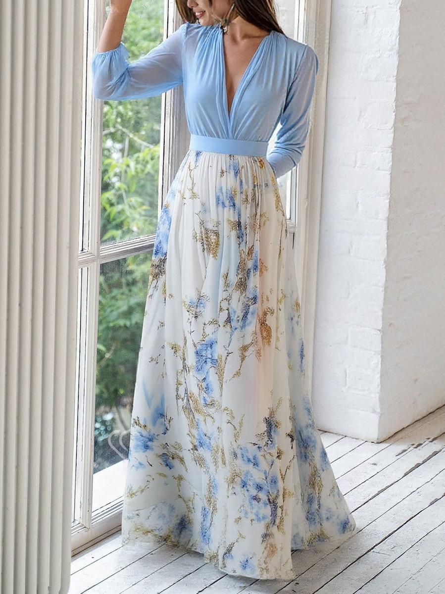 Penelope™ | Sukienka maxi w kwiaty