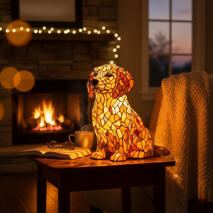 Lily - duchowa figurka Golden Retrievera