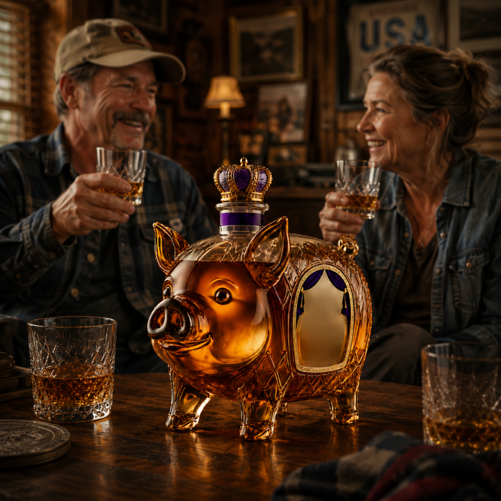 Butelka whisky - Edycja wieprzowa