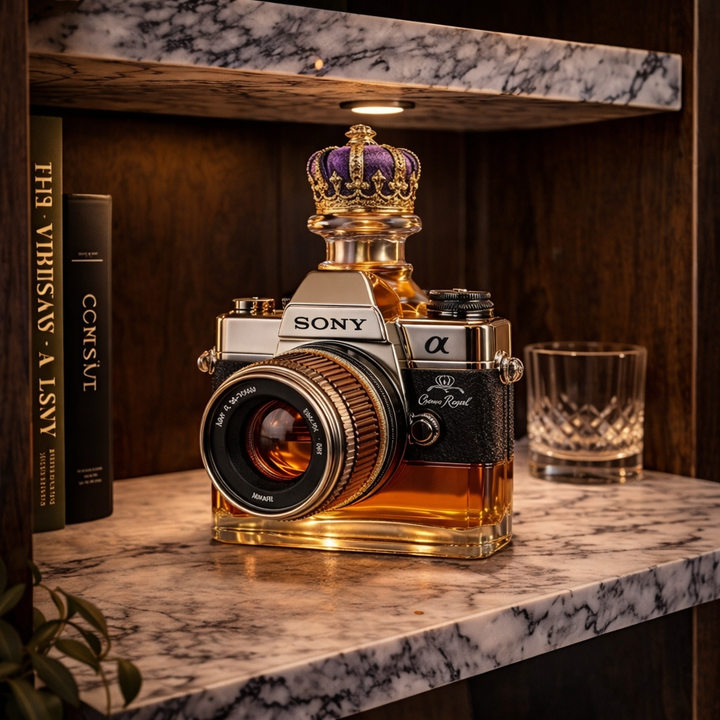 Butelka whisky - edycja kamerowa