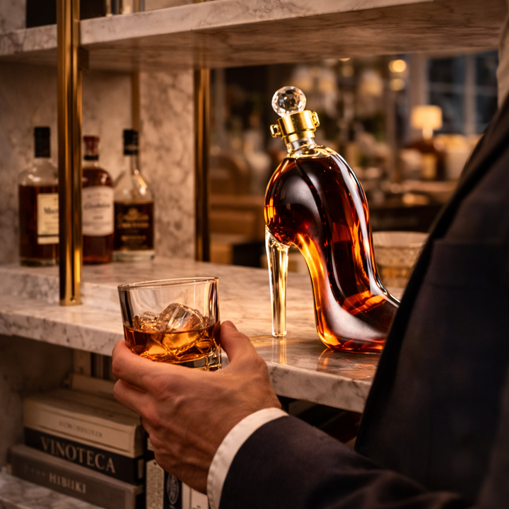Butelka whisky - Edycja wysokich obcasów