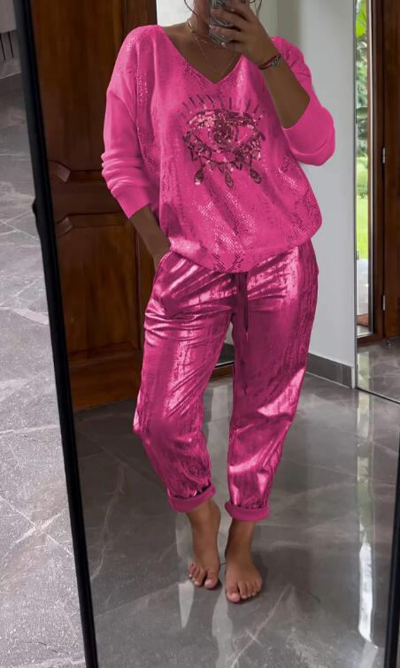 Arlise - Elegancki dwuczęściowy zestaw casualowy