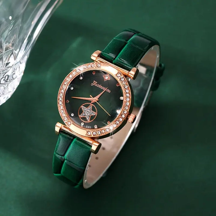 Zestaw biżuterii Verdantra Timecourt | Złoty