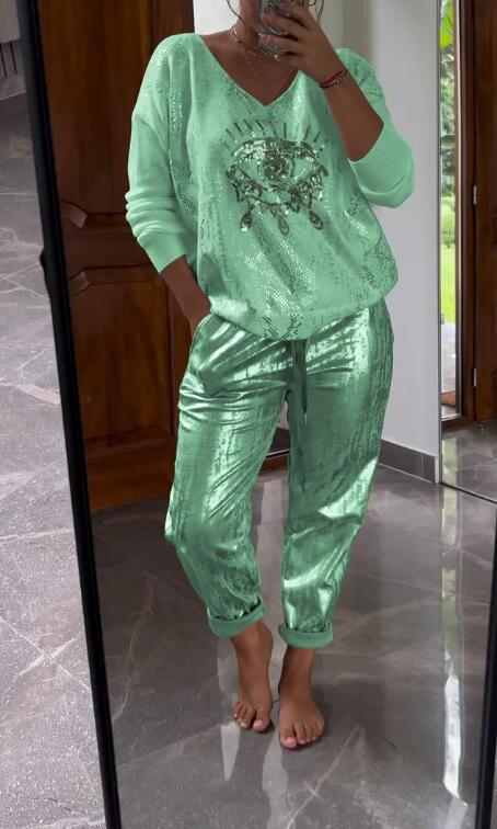Arlise - Elegancki dwuczęściowy zestaw casualowy
