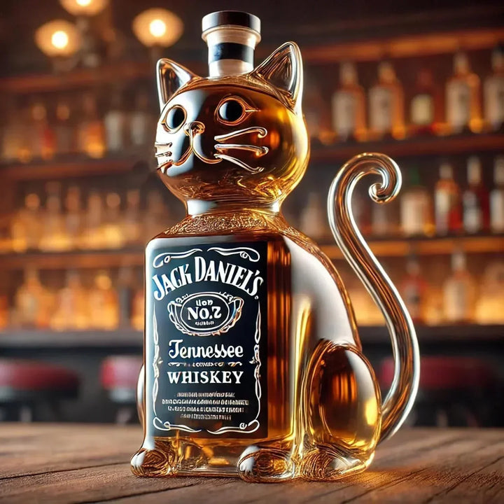Butelka whisky - edycja kota