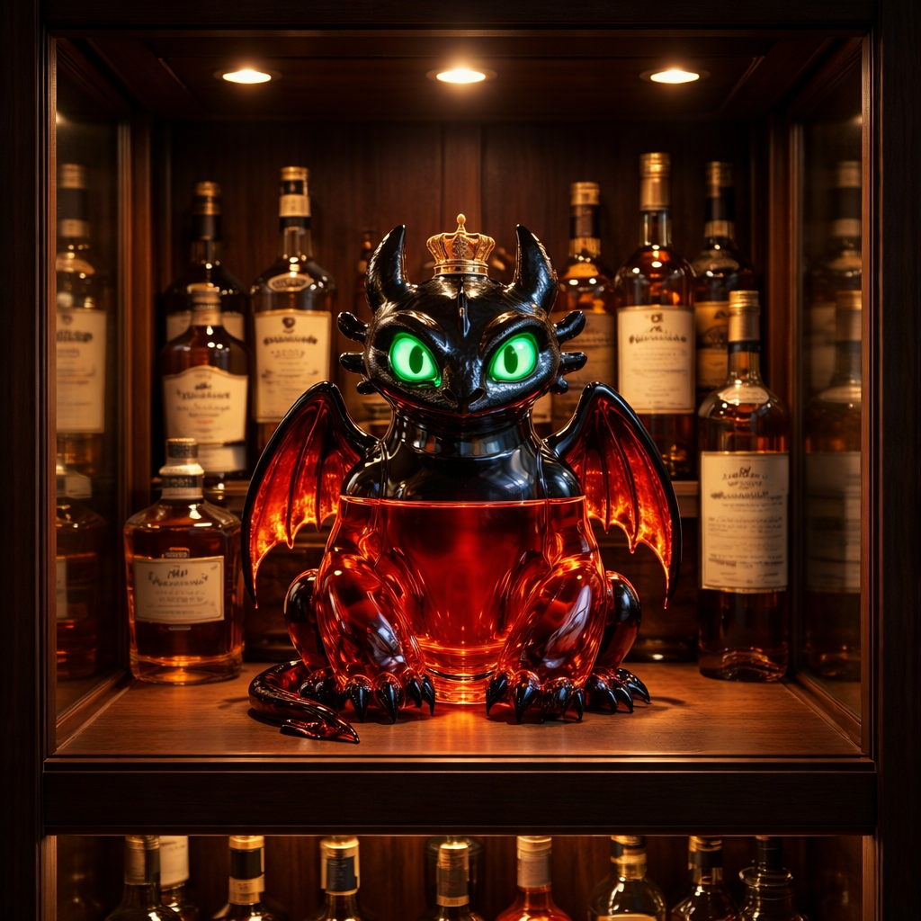 Butelka whisky - edycja smokowa