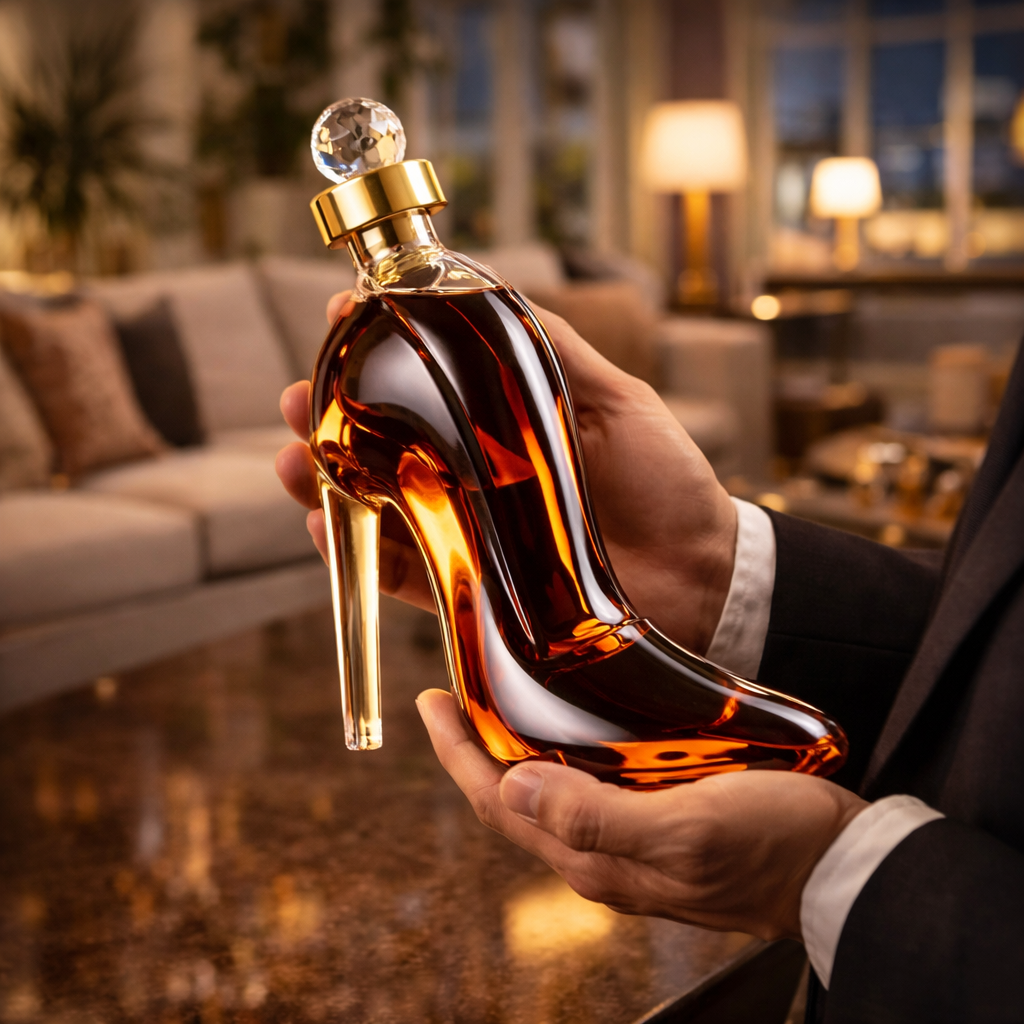 Butelka whisky - Edycja wysokich obcasów