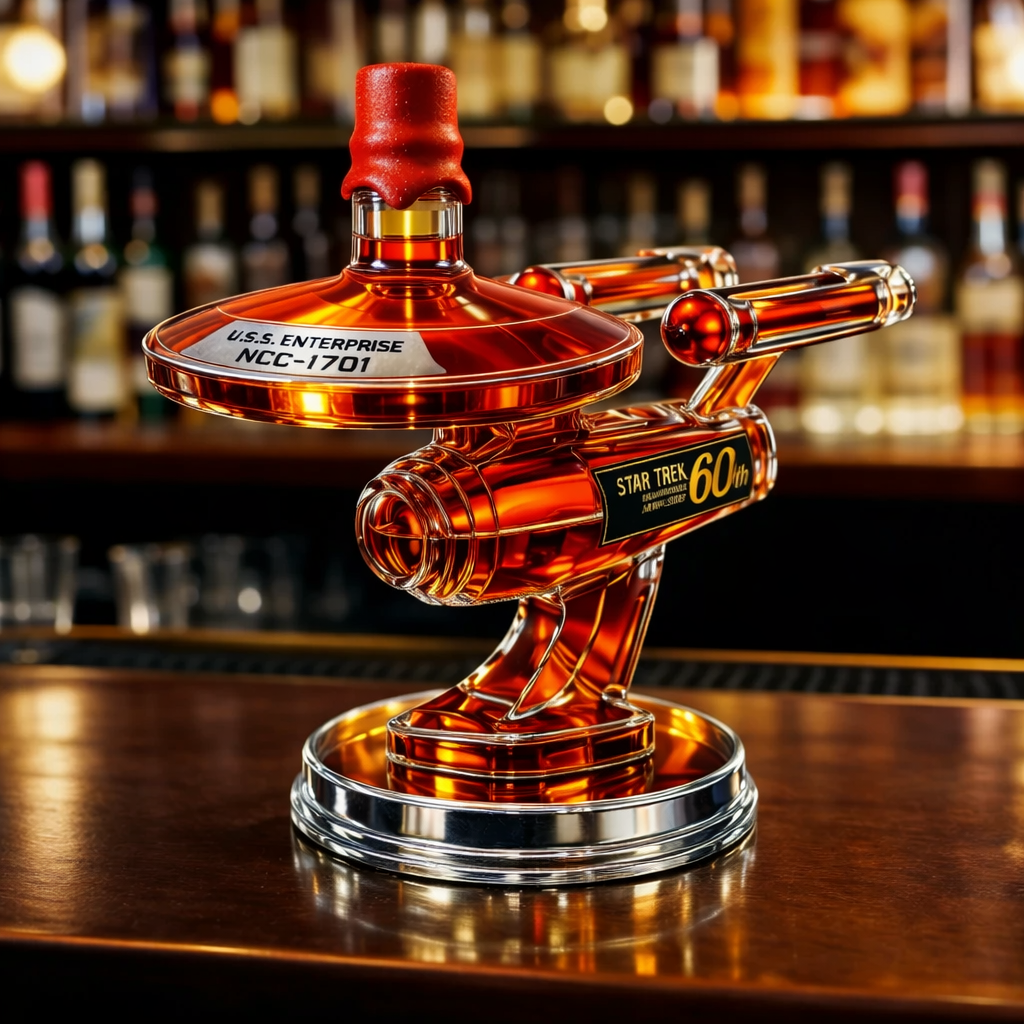 60. rocznica USS Enterprise - karafka do whisky