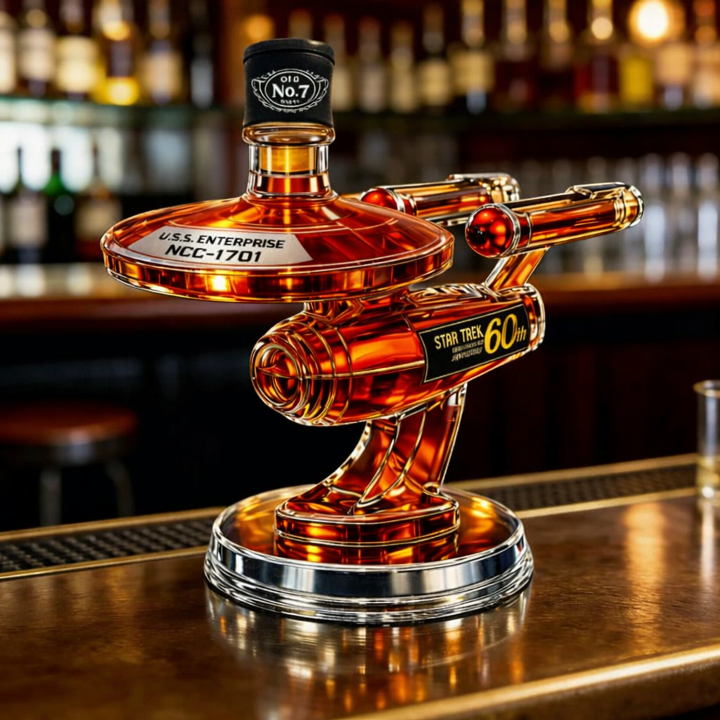 60. rocznica USS Enterprise - karafka do whisky