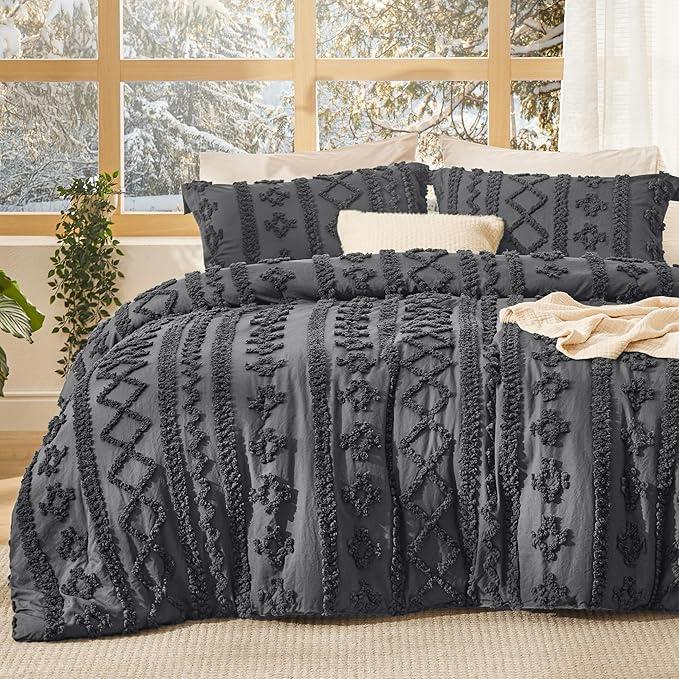 Zestaw kołder Boho Deluxe z haftem tuftowanym