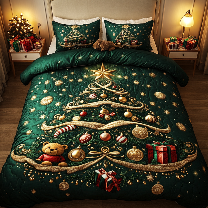 Evergreen Glow 3-częściowy zestaw pościeli