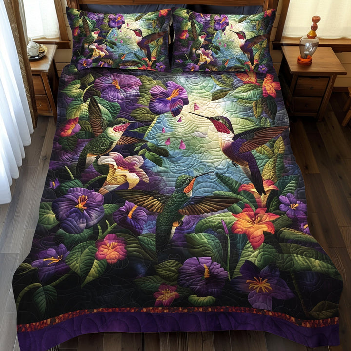 Zestaw pościeli 3-częściowy Hummingbird Garden