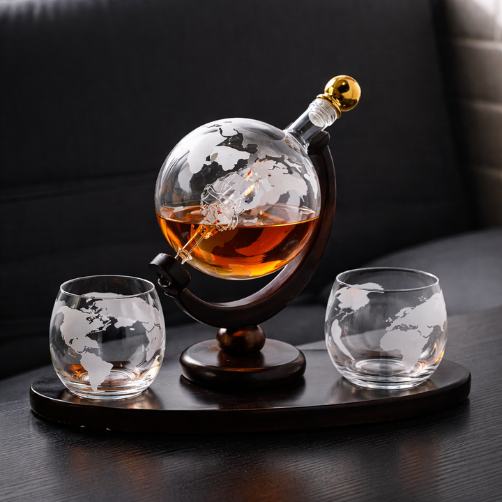 Butelka whisky – Edycja Mapy Świata
