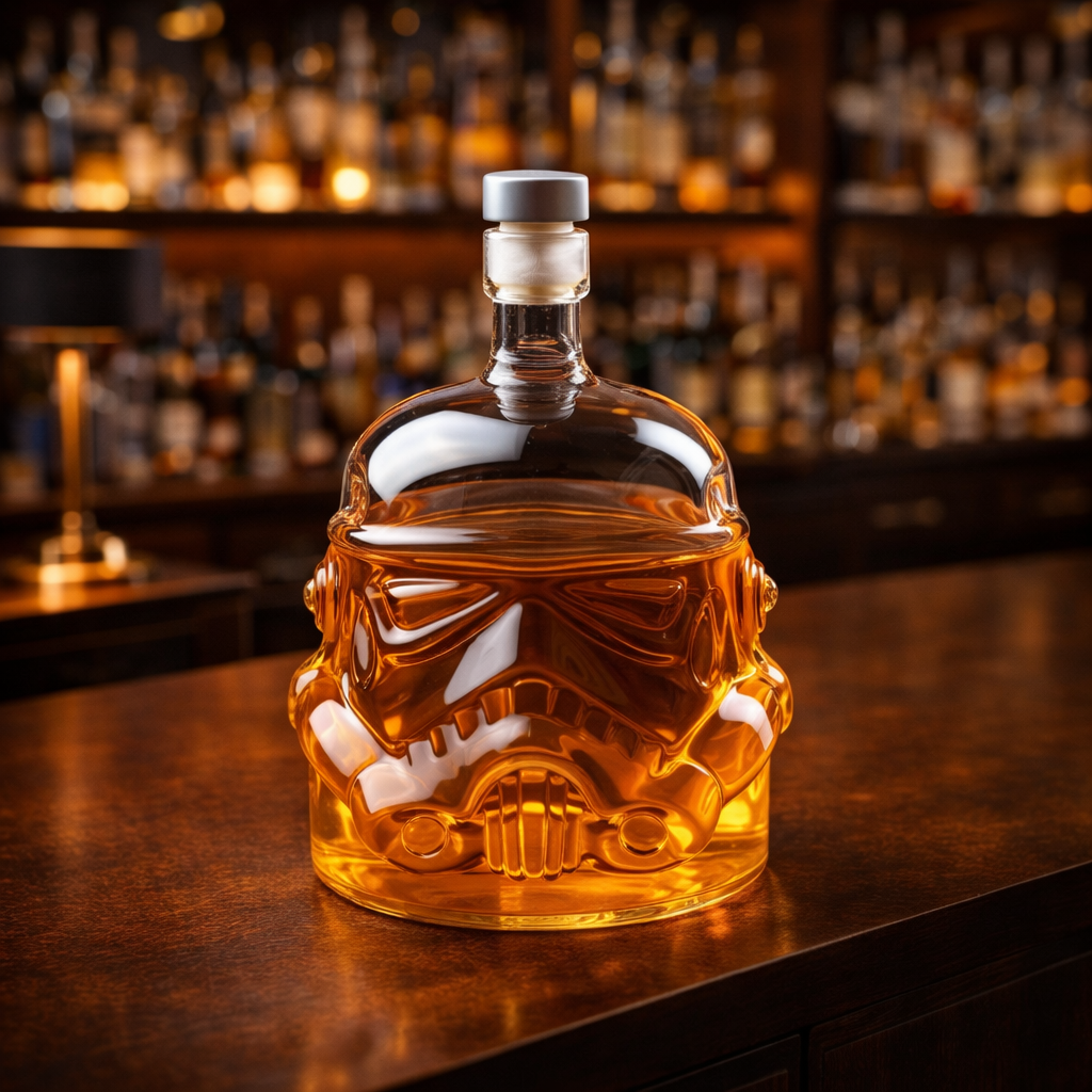 Butelka Whisky – Edycja Zestaw: Butelka i Kieliszek