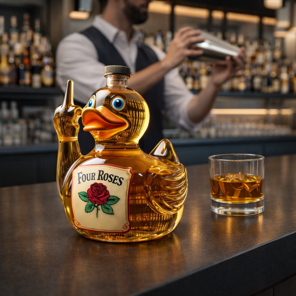 Butelka whisky - Edycja Canard Rebelle