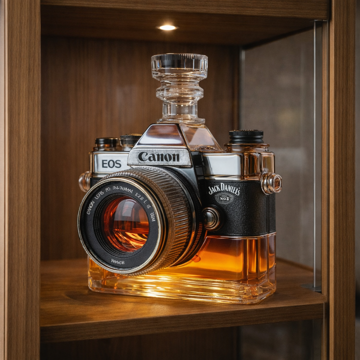 Butelka whisky - edycja kamerowa