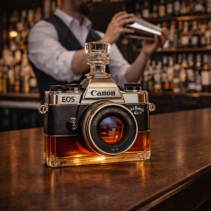 Butelka whisky - edycja kamerowa