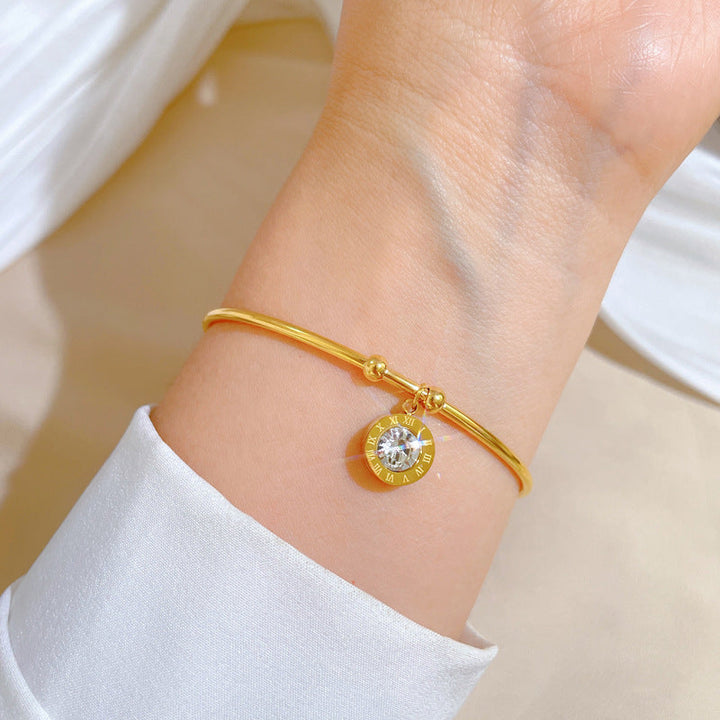 Bransoletka Chromia Crystal Złota – Olśniewający blask na codzienny glamour