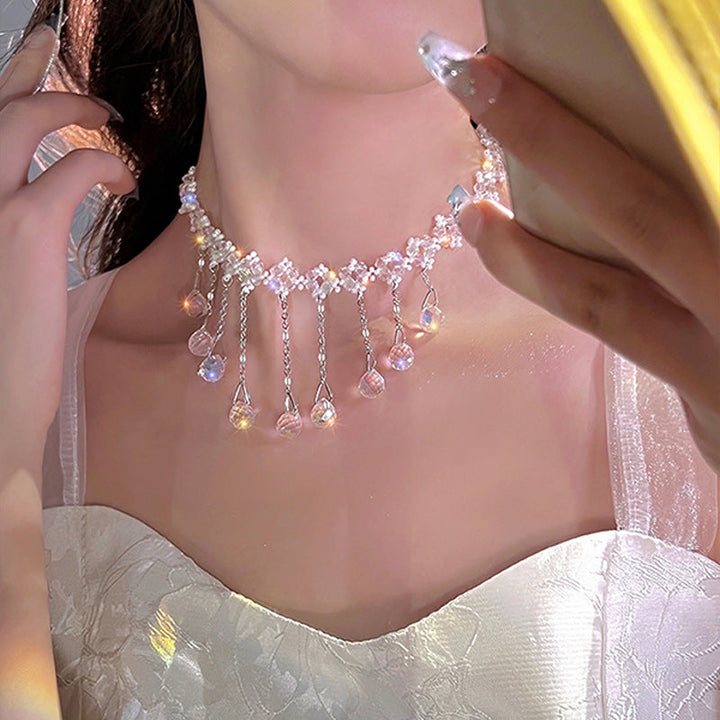 Choker z kryształami Allison – elegancki błysk na codzienną elegancję