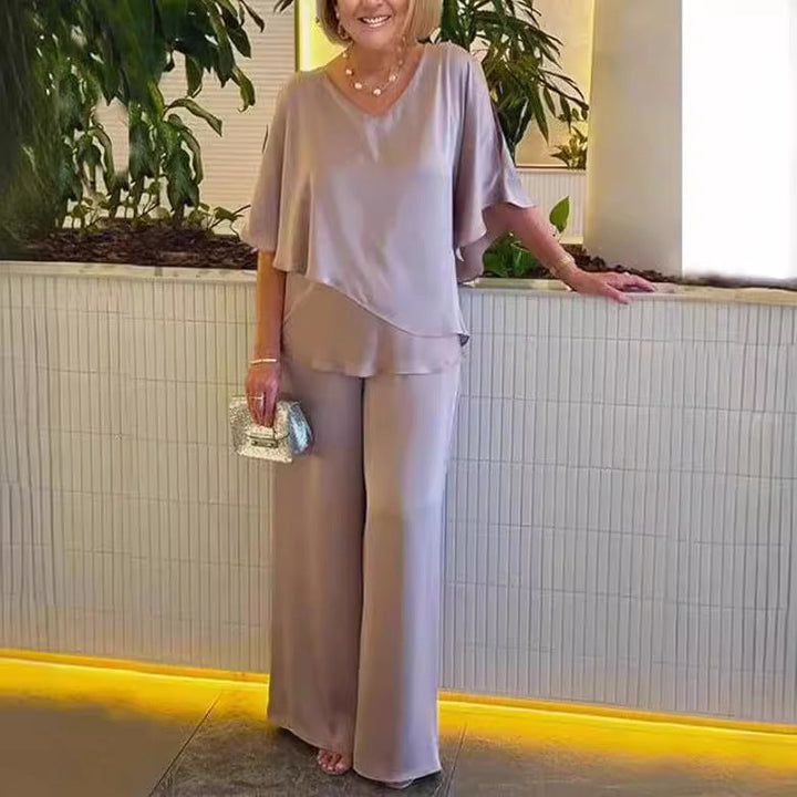 Martha - Zestaw z szerokimi nogawkami