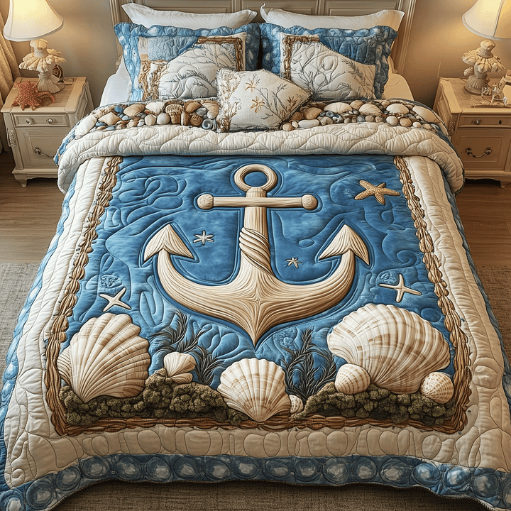 3-częściowy zestaw pościeli Ocean Voyage