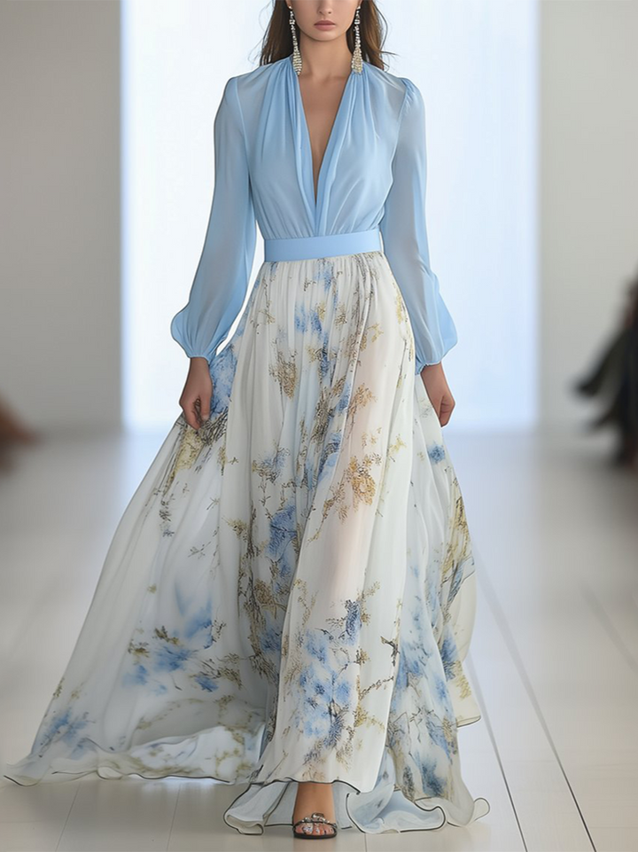 Penelope™ | Sukienka maxi w kwiaty