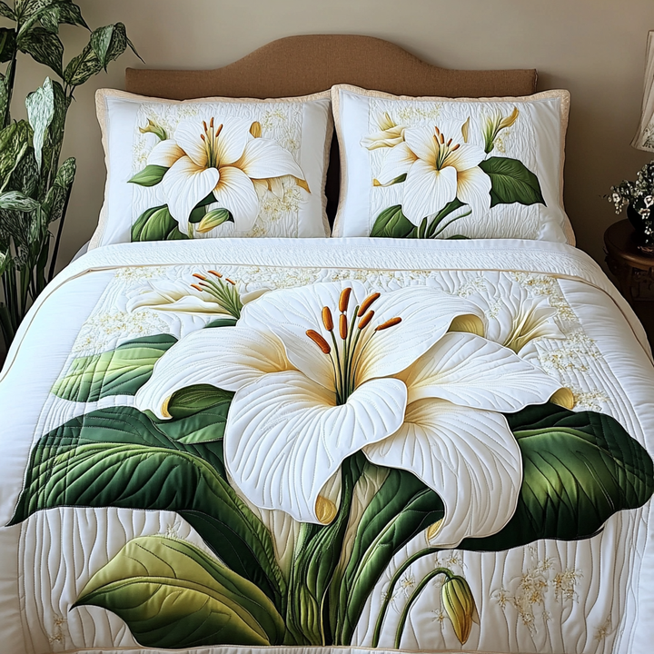 Pure Blossom zestaw pościeli 3-częściowy