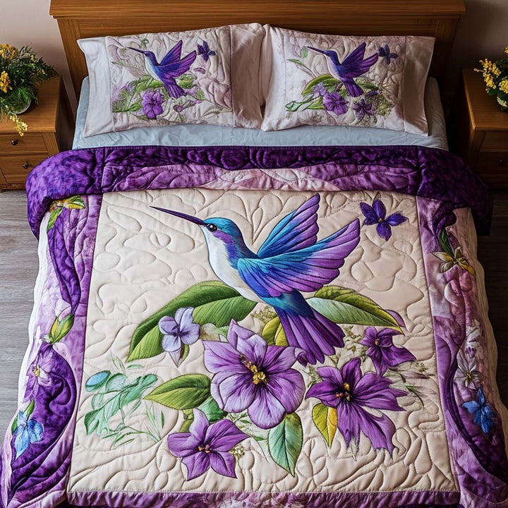 Purpurowe sny - zestaw pościeli 3-częściowy
