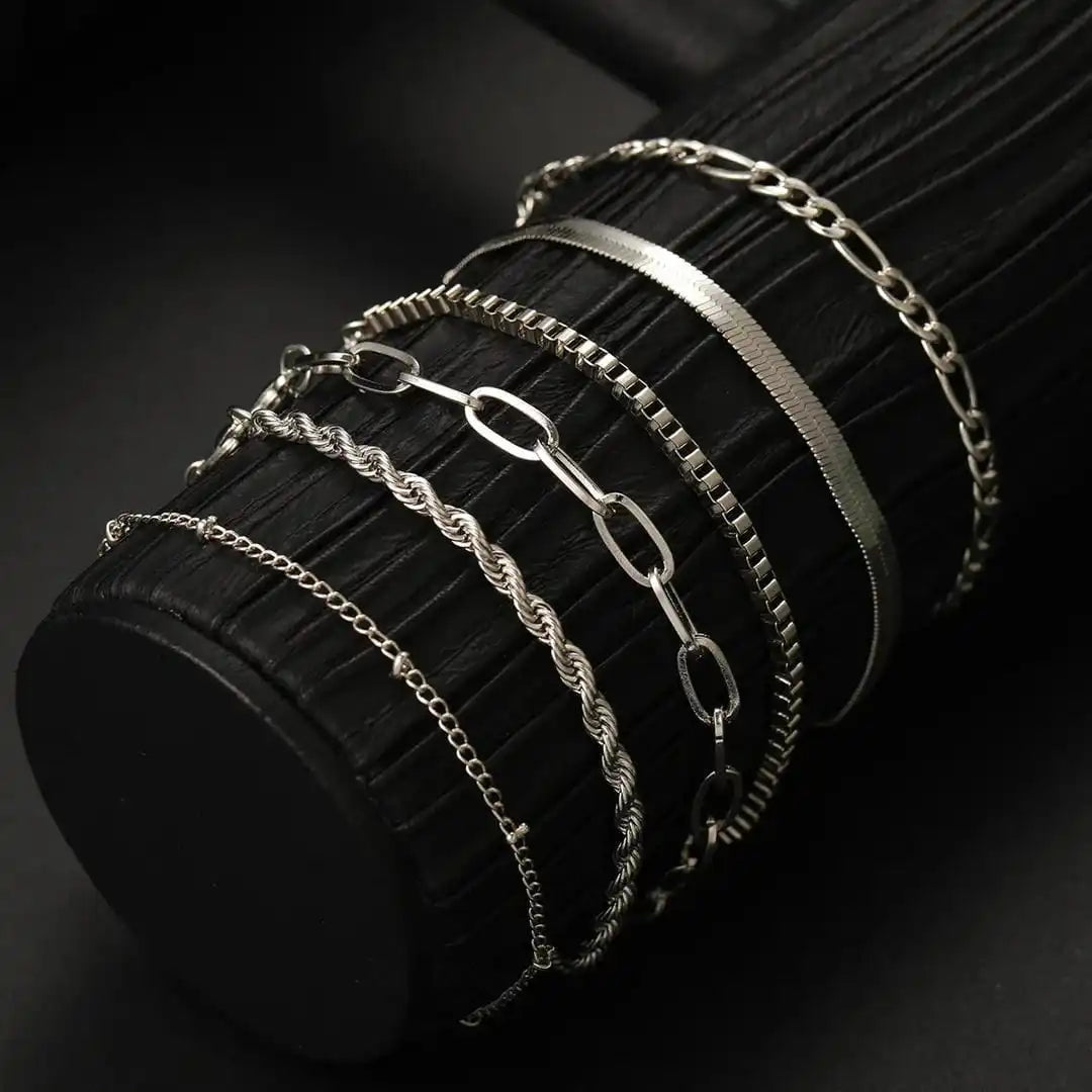 Zestaw bransoletek Cuban w stylu boho retro