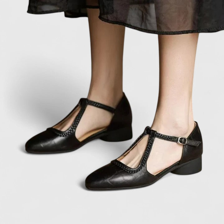 Delphine | Eleganckie płaskie sandały na co dzień