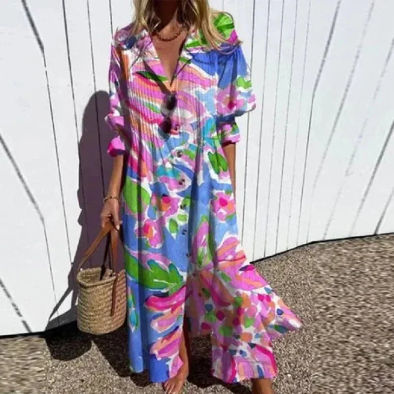 Sukienka Boho Beachcomber od Rimmey — Plażowy styl boho bez wysiłku