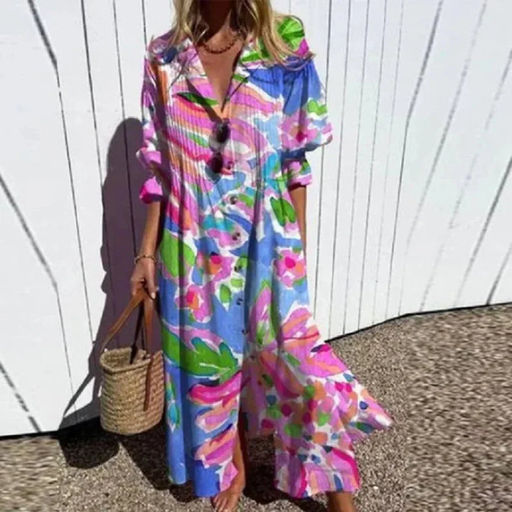 Sukienka Boho Beachcomber od Rimmey — Plażowy styl boho bez wysiłku