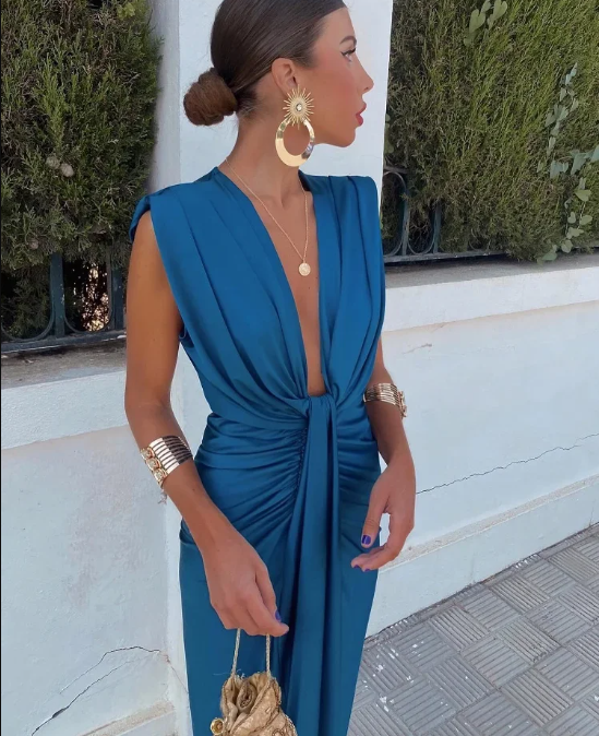 Sophia™ | Elegancka sukienka plisowana