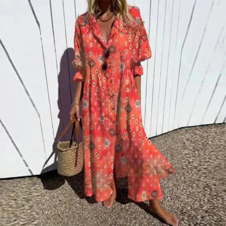 Sukienka Boho Beachcomber od Rimmey — Plażowy styl boho bez wysiłku