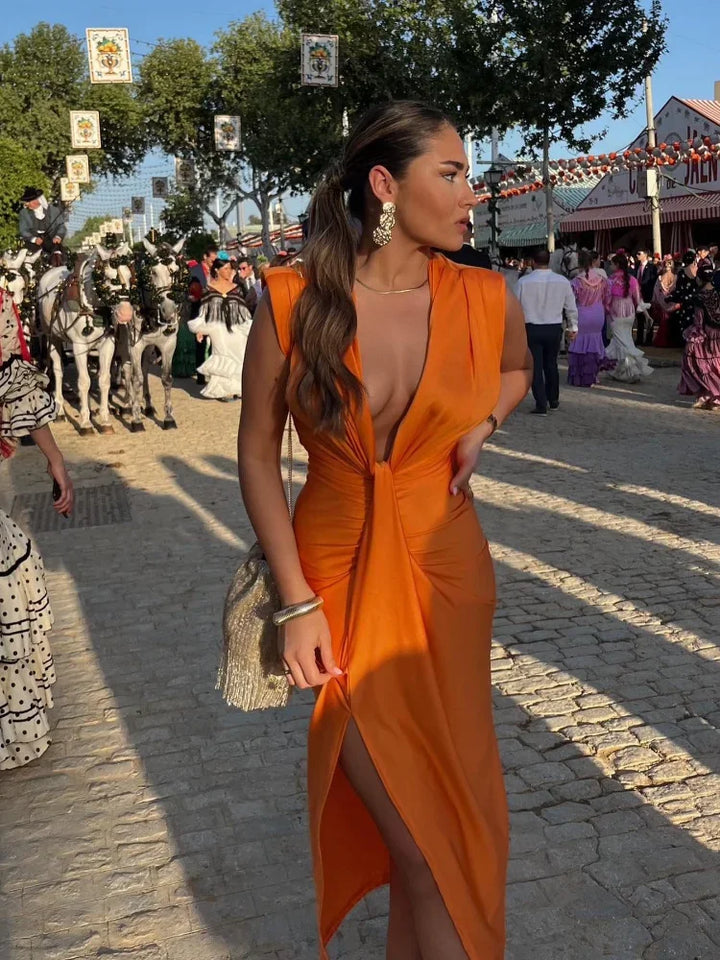 Sophia™ | Elegancka sukienka plisowana