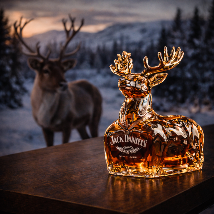 Butelka whisky - Edycja renifer