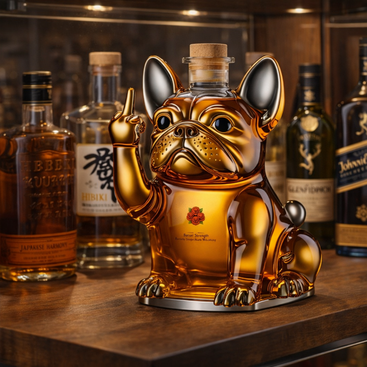 Butelka whisky - Edycja psa
