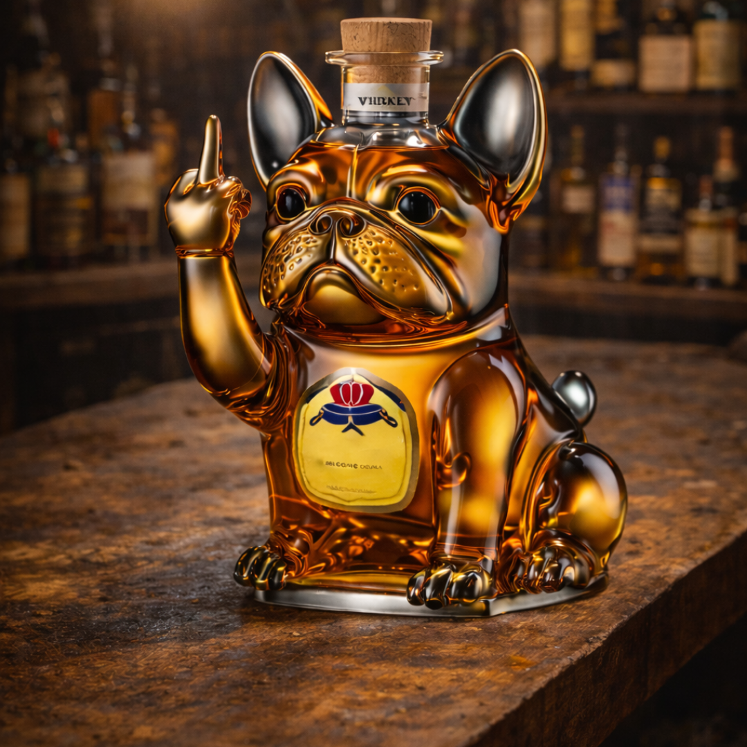 Butelka whisky - Edycja psa