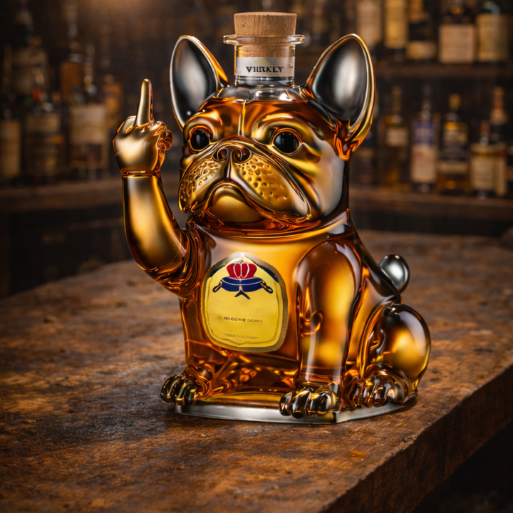 Butelka whisky - Edycja psa