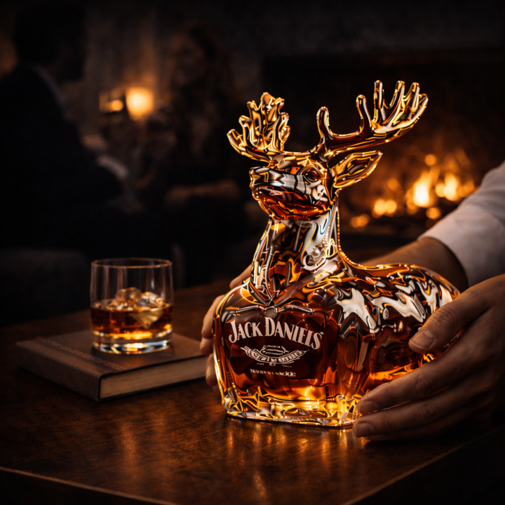Butelka whisky - Edycja renifer