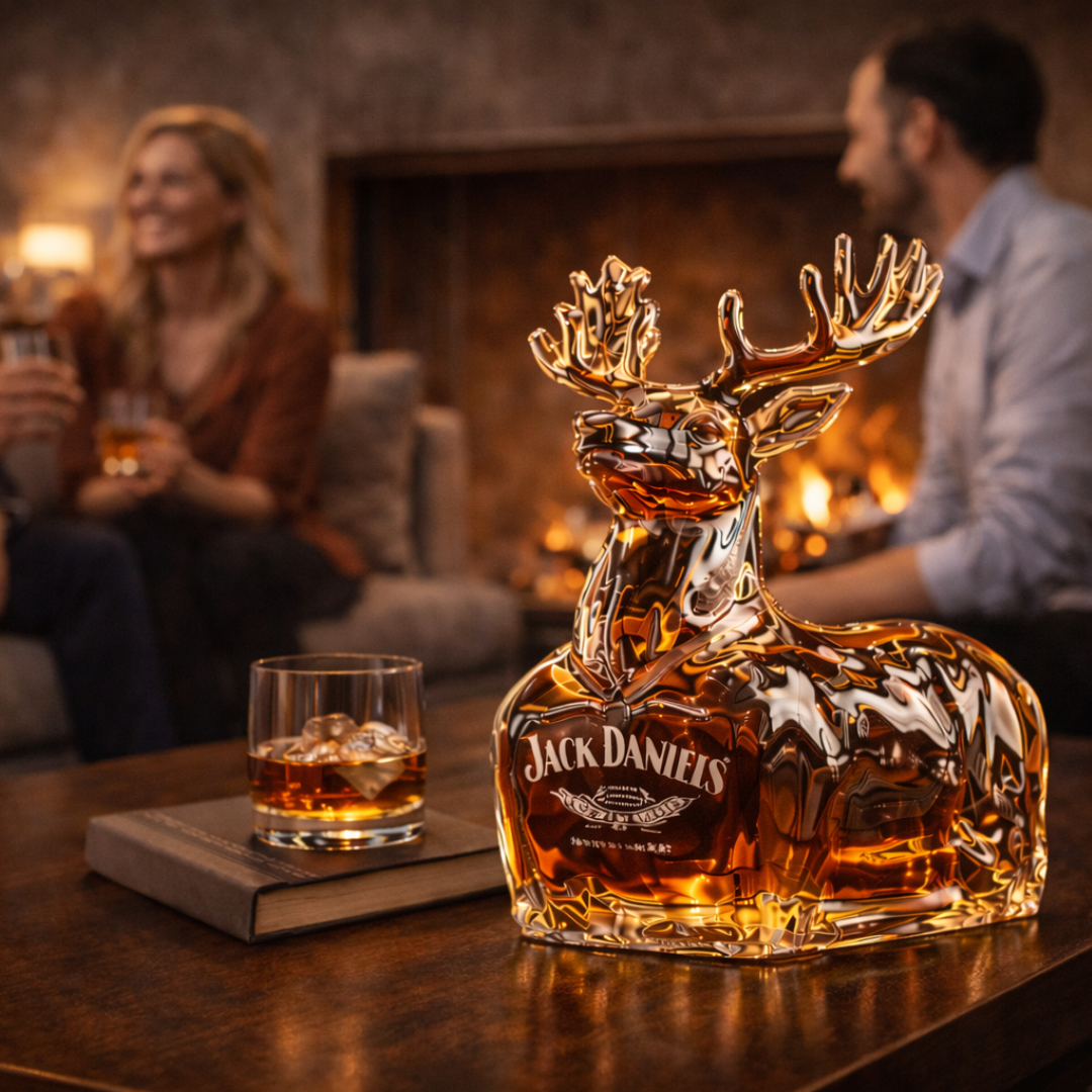 Butelka whisky - Edycja renifer