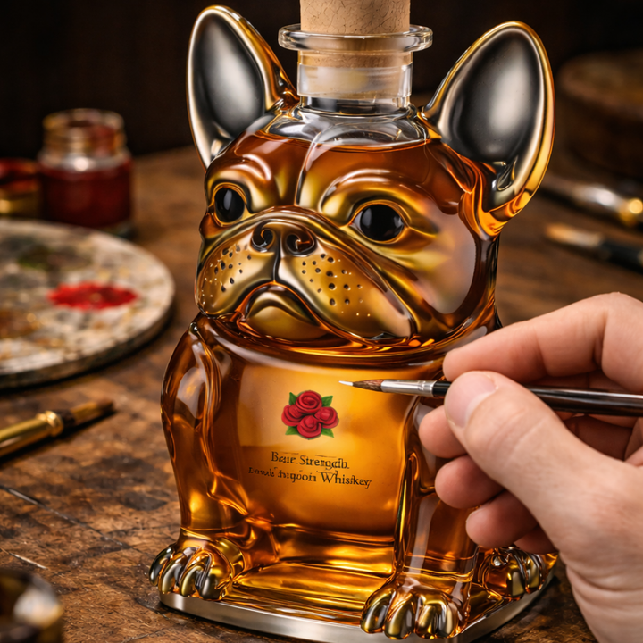 Butelka whisky - Edycja psa